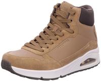 Sneaker SKECHERS "UNO", Herren, Gr. 41, braun (whiskey, schwarz), Lederimitat,...