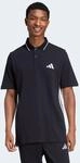 Poloshirt ADIDAS SPORTSWEAR "ESSENTIALS 3-STREIFEN PIQU&Eacute;", Herren, Gr. L,