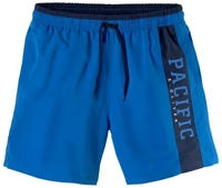 Badeshorts S.OLIVER, Herren, Gr. S (46/48), N-Gr, blau, Polyester, unifarben mit