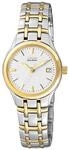 Solaruhr CITIZEN, silber (silberfarben, goldfarben), Armbanduhren, Damen, Solaruhr,