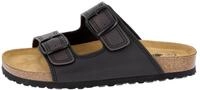 Pantolette LICO "Pantolette Bioline Man Soft", Damen, Gr. 41, schwarz, Synthetik,