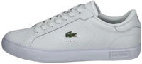 Sneaker LACOSTE "POWERCOURT", Herren, Gr. 42, wei&szlig; (wht, wht), Leder, Schuhe...