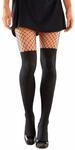 Overknee-Strumpfhose BUFFALO, Damen, Gr. 32/34, schwarz, Obermaterial: 90% Polyamid,