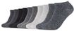 Sneakersocken S.OLIVER "Socken 10er Pack", Damen, Gr. 35-38, schwarz (schwarz, grau),