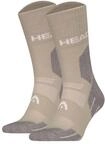Kurzsocken HEAD "Socken Hiking All Climates Crew 2P 2er Pack", Damen, Gr. 35-38,