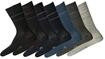 Kurzsocken TOM TAILOR "Socken 7er Pack", Damen, Gr. 39-42, bunt (schwarz, grau,