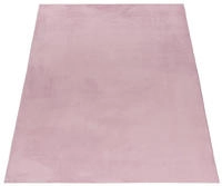 Hochflor-Teppich AYYILDIZ TEPPICHE "POUFFY 5100 , auch als L&auml;ufer und Rund", rosa
