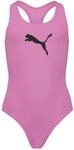 Badeanzug PUMA "PUMA SWIM GIRLS RACERBACK SWIMSUIT", Jungen, Gr. 116, N-Gr, pink