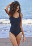 Badeanzug SUNSEEKER "Loretta", Damen, Gr. 36, Cup B, schwarz, Polyamid,
