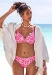 B&uuml;gel-Bikini-Top VIVANCE "Leni", Damen, Gr. 36, Cup C, wei&szlig; (neonpink, wei&szlig;),