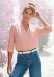 Schlupfbluse LASCANA, Damen, Gr. 34, rosa, Web, Obermaterial: 100% Viskose,