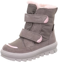 Winterstiefel SUPERFIT "FLAVIA, WMS: mittel", Jungen, Gr. 25, grau (hellgrau),...