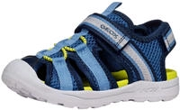 Sandale GEOX "J VANIETT BOY", Jungen, Gr. 30, blau (navy, hellblau), Textil,...
