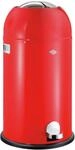 M&uuml;lleimer WESCO "Kickmaster", rot, B:37,5cm H:69cm T:37,5cm, Stahlblech, M&uuml;lleimer,