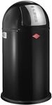 M&uuml;lleimer WESCO "Pushboy", schwarz, B:40cm H:75,5cm T:40cm, Stahlblech, M&uuml;lleimer,