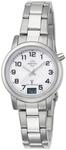 Funkuhr MASTER TIME "Basic", silber (silberfarben, wei&szlig;), Armbanduhren, Damen,
