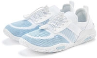 Sneaker LASCANA "Slip-On-Sneaker, Sommer Sneaker", M&auml;dchen, Gr. 35, blau (wei&szlig;,