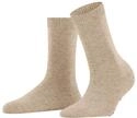Socken FALKE "Cosy Wool", Damen, Gr. 35-38, beige (beige meliert (4091)),
