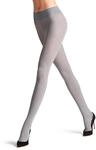 Feinstrumpfhose FALKE "Family Rib", Damen, Gr. 36-38, grau (light graumeliert