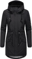 Wintermantel RAGWEAR "Wintermantel Elsien", Damen, Gr. XS, schwarz, Obermaterial:
