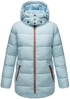 Winterjacke NAVAHOO "Winterjacke Wattew&ouml;lkchen", Damen, Gr. XS, blau (baby blau),