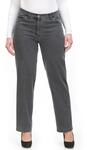 Stretch-Jeans KJBRAND "Babsie", Damen, Gr. 42, N-Gr, grau (denim graphit),