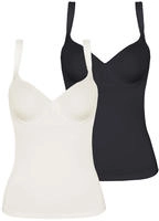 BH-Hemd VIANIA "BH Hemd Basic", Damen, Gr. 75, Cup B, beige (cream), Stoff,