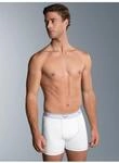 Boxer TRIGEMA "TRIGEMA Bequeme Pants mit Webgummibund", Herren, Gr. L, 1 Stk., wei&szlig;,