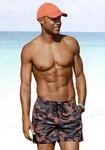 Badeshorts BENCH. "Jones", Herren, Gr. S (46/48), N-Gr, orange (schwarz, orange),