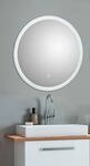 Badspiegel SCHILDMEYER "Bjarne, Spiegelelement, Made in Germany, B: 60 cm", silber