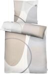 Bettw&auml;sche APELT "Giro", rosa (grau, rose), B/L: 135cm x 200cm, 1 Stk., 1 Stk.,