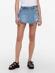 Jeansrock ONLY "ONLTEXAS &ndash; Destroyed Effekt f&uuml;r trendigen Hosenrock-Stil", Damen,