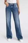 Bootcut-Jeans HERRLICHER "Edna Denim Comfort", Damen, Gr. 26, L&auml;nge 32, blau...
