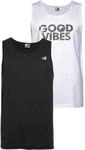 Tanktop OCEAN SPORTSWEAR, Damen, Gr. S (44/46), schwarz-wei&szlig; (schwarz, wei&szlig;),