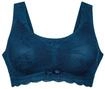 Bustier ANITA "BH Essentials Lace Bustier 1er Pack", Damen, Gr. XXL, N-Gr, blau,