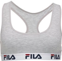 Bustier FILA "Bustier 1er Pack", Damen, Gr. XS, N-Gr, grau, Obermaterial: 95%