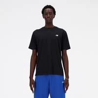 T-Shirt NEW BALANCE "SPORT ESSENTIALS COTTON T-SHIRT", Herren, Gr. L, schwarz