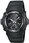 Funkchronograph CASIO G-SHOCK, schwarz (grau, schwarz), Armbanduhren, Herren,