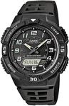 Chronograph, schwarz, CASIO TIMELESS COLLECTION, Armbanduhren, Herren, Chronograph,