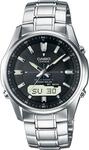 Funkchronograph CASIO FUNK "LCW-M100DSE-1AER", silber (silberfarben), Armbanduhren,