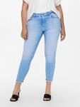 Skinny-fit-Jeans ONLY CARMAKOMA "CARWILLY REG SK ANK RW REA4348", Damen, Gr. 52,