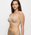 B&uuml;gel-BH TRIUMPH "Amourette W01", Damen, Gr. 75, Cup C, beige (natur), Microtouch,