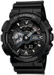 Chronograph CASIO G-SHOCK, schwarz (schwarz, rauchblau), Armbanduhren, Herren,