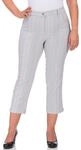 7/8-Hose KJBRAND "BEA 7/8", Damen, Gr. 42, N-Gr, silber (silberfarben), Web,