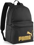 Rucksack PUMA "PHASE BACKPACK", schwarz (puma schwarz, gold, no1 logo), Rucks&auml;cke,