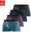 Boxer BENCH. "Boxershorts f&uuml;r Herren", Herren, Gr. S, 4 Stk., bunt (blau, bordeaux,