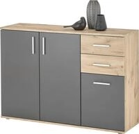 Kommode HBZ "BC-Drift-2, Sideboard Stellma&szlig; BxHxT 120x84x35 cm", braun (viking oak),