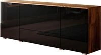 Sideboard OTTO HOME "PARIS", schwarz (kastanien breslau, schwarz hochglanz),...