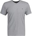 T-Shirt GANT "T-Shirt SLIM SHIELD V-NECK T-SHIRT 1er Pack", Herren, Gr. 3XL, grau,
