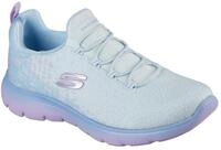 Slip-On Sneaker SKECHERS "SUMMITS", Damen, Gr. 36, bunt (hellblau, violett), Mesh,
